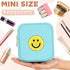 Zubebe 6 Pcs Preppy Patch Cute Makeup Bags - Toiletry Bags for Travel, Chenille Letter Nylon Cosmetic Pouch