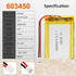 3.7V 1200mAh Battery 603450 Lithium Polymer Ion Rechargeable Li-ion Battery with 2P PH 2.0mm Connector