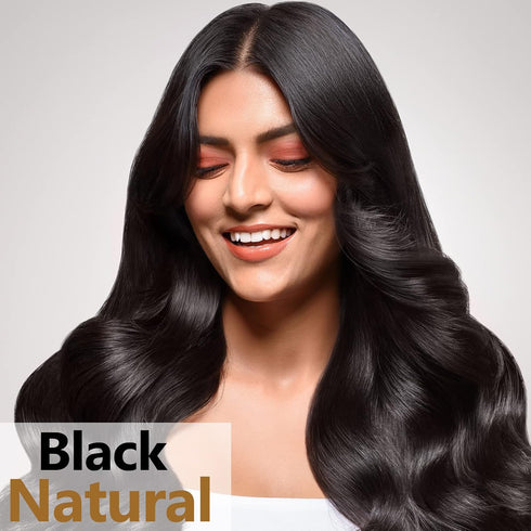 Instant Black Hair Dye Shampoo for Gray Hair 3 in 1, Natural Black Hair Shampoo for Women Men Black Colors in 10-15 mins, 100% Gray Coverage Long Lasting Effect Black Hair Dye 16.9 Fl Oz (Black)