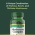 Immune 60 Natures Bounty Mushroom Complex for Support, Featuring Shiitake, Maitake and Reishi mushroom health