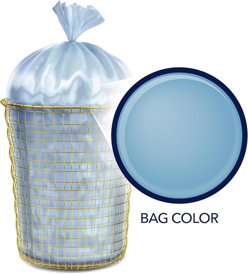 Color Scents Medium Trash Bags - 8 Gallon, 45 Bags in Fresh Air Scent with Microban