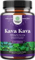 Kava Root Mood Support Supplement - 1000mg Kava Kava Capsules for Fast Acting Mood and Relaxation (Trial Size)