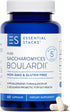 Essential Stacks Saccharomyces Boulardii Probiotics (Non-GMO & Gluten Free) - 5 Billion CFUs (60 Capsules)