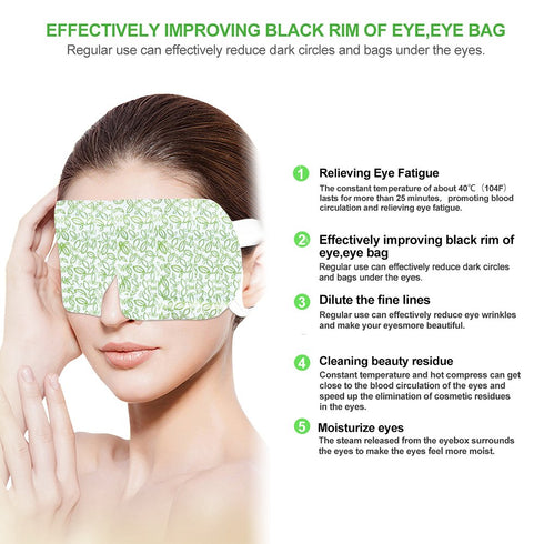 Steam Eye Mask, 15 Packs Lavender Fragrance Hot Steam Eye SPA Mask for Dry Eyes & Relaxation Gifts for Men, Women