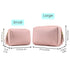 Narwey PU Leather Pink Makeup Bag, Travel Cosmetic Bag Toiletry Organizer with Compartments for Women