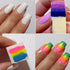 yueton Pack of 24 Nail Art Soft Sponge Polish Transfer Tools