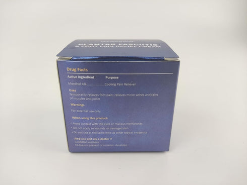 Plantar Fasciitis Relief Cream, Heel Pain Relief, Natural Herbal Formula for Heel Spurs - 1.7 OZ