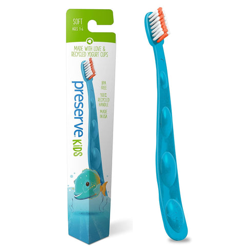 Preserve Kids Toothbrushes, Soft Bristles, Made in the USA, 1 Count