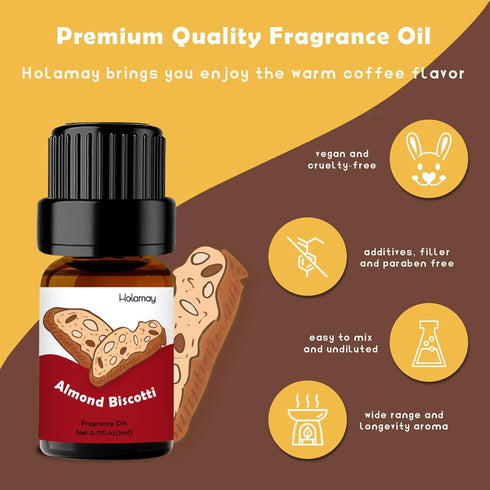 Fragrance Oil for Candle & Soap Making - Holamay Coffee Shop Premium Aromatherapy Essential Oils for Diffuser