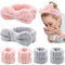 WHAVEL 6PCS Spa Headband & Wristband Set - Face Wash Headband & Makeup Skincare Headbands for Washing Face