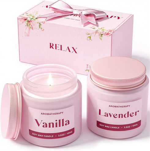 Scented Candles for Women, Soy Candles for Home Scented, Candle Gift Set
