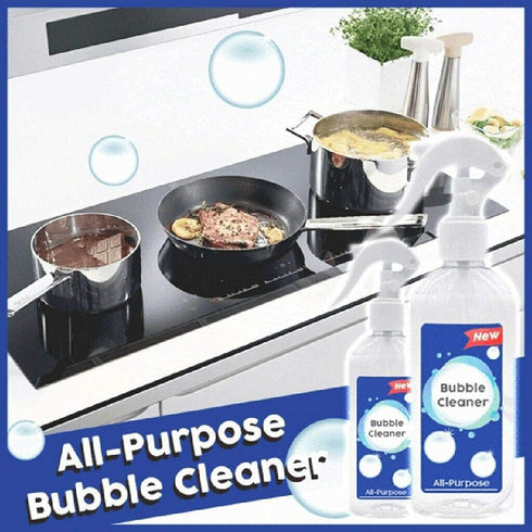 Qklovni (100ml) Kitchen All-Purpose Bubble Cleaner, Foam Spray Grease Cleaner,Multi-Function Cleaning Agent