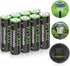 Pack of 8 Kruta Ni-MH AA Rechargeable Batteries 2000mAh for Solar Lights, Pathway Lights