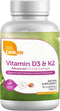 Zahler Vitamin D3 & K2 Chewable Supplement (90 Count), Certified Kosher for Calcium Absorption & Immune Support