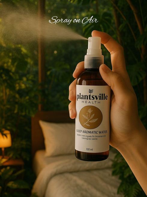 plantsville HEALTH 100 ml (3.38 oz) 2 Organic Philippine Cinnamon & Lemongrass Sleep Aid Water to sleep better, US fl x
