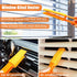 4 Pack Blinds Duster, Window Cleaner Brush with 4 Microfiber Sleeves for Blinds, Air Conditioner Vents & Fans