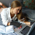 MIG4U Fingerless Moisturizing Gloves, Half Finger Touchscreen Beauty Glove for Eczema, Black