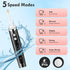 Rechargeable Tooth Polisher Kit - Electric Dental Teeth Polisher with LED Light, 5 Brush Heads