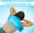 Arctic Flex Neck Ice Pack, Cold Compress Shoulder Therapy Wrap, Reusable Medical Freezer Gel Pad for Swelling, Injuries
