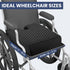 (18"x16"x3") Tailbone, Wheelchair Seat Cushion with Honeycomb Message Dots & High Resilient Foam - for Sciatica, Coccyx