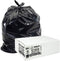 Aluf Plastics Heavy Duty 55 Gallon Trash Bags - 50 Pack - 2.0 MIL Thick - 38" x 58" - Black Garbage Bags for Lawn,
