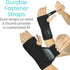Vive Wrist Brace - Carpal Tunnel Compression Support Wrap for Men, Women, Sports Injuries - Removable Splint, Universal