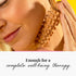 Set 2 (2 Set) tuuli Body and Face Roller, Multi-Functional Wooden Massage Roller, Helps Ease Muscle Tension and Support
