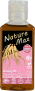 Nature Max Ginseng Oil | 1.70 oz / 50 ml | Natural Undiluted Pure for Hair, Skin Care & Food | Cold Pressed