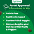 Gummies Gummies Gummy 60 Count Feel Great Super Green for Kids | Fruit and Vegetable | Vegan Veggie Multivitamin