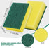 Individually Wrapped Kitchen Dishwashing Sponges, Non-Scratch Scouring Pad, Odor-Free Wipes for Household Cleaning, 40