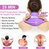 Reusable Neck Ice Pack Wrap for Pain Relief, Cold Compress Therapy for Shoulders, Injuries, and Swelling, Purple