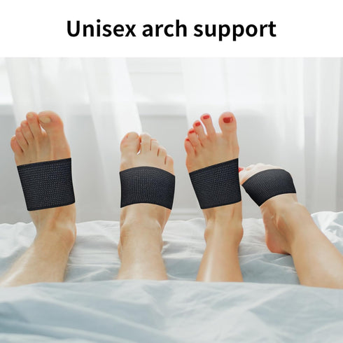 Ryidkcs Foot Support Sleeves - Pair for Plantar Fasciitis & Heel Spur Pain Relief, Arch Support Brace for Wide/Narrow