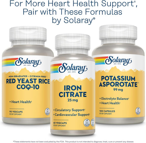 SOLARAY Pure CoQ-10 200 mg, 30 VegCaps - Healthy Heart Function & Energy Support