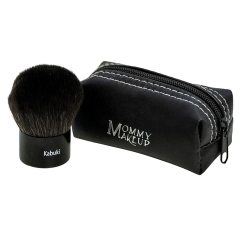 Kabuki Foundation Brush by Mommy Makeup, Premium Synthetic Vegan Bristles for Smooth & Flawless Application