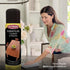Weiman Wood Furniture Cleaner & Polish, Cleans, Shines & Protects Finished Wood Surfaces - 2 PACK with MicroFiber Towel