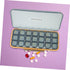 Portable Weekly Pill Organizer Compact Travel Medication Holder Compartments Material Lightweight Design for Easy