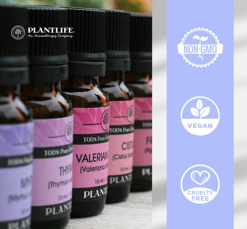 Set 3-Pack Set 10 ml Plantlife Pest (Cedarwood, Lemon Eucalyptus, and Citronella) Aromatherapy Essential Oil - No