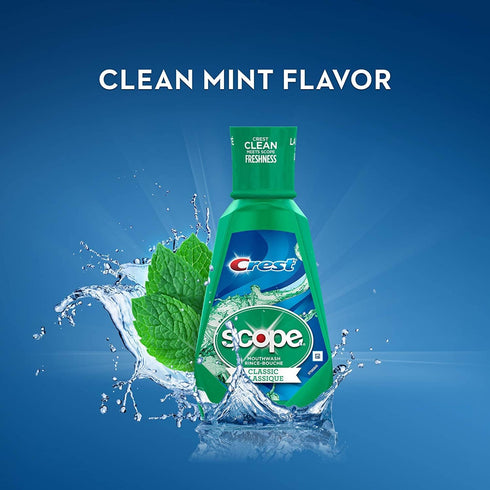 Scope 33.33 oz, Pack 2 Mouthwash Original Mint