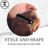 Striking Viking Mustache Wax & Comb Kit - Beard & Moustache Wax for Men with Strong Hold Natural Beeswax (Sandalwood