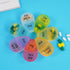 Zhengyuan 7 7 Cute Day AM PM Pill Organizer, Twice a Day Weekly Pill Box with Color Coded Compartments, Flower Shape
