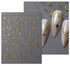 JMEOWIO 9 Sheets Moon Star Nail Art Stickers Decals Self-Adhesive Sun Nail Supplies for Decoration Accessories