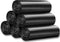 Kitchen Garbage Bags, Black Trash Bag, 100 Counts 4 Gallon, 45x60Cm with Handles for Bathroom