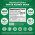 Zazzee White Kidney Bean 10:1 Extract, 1800 mg per Serving, 200 Vegan Capsules, Non-GMO, Made in USA