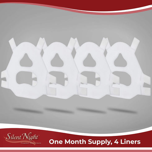 Silent Night Minimal Contact CPAP Mask Liners, Reduce Noisy Air Leaks, One Size Fits Most