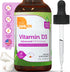 Zahler Liquid Vitamin D3 1000 IU Adult Supplement for Women & Men, Vegetarian Kosher Non-GMO, 1 fl oz