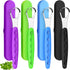 4 Pcs Stainless Steel Tongue Scraper Cleaner for Adults and Kids, Travel Cases for Oral Mouth Care (Green, Blue, Black,