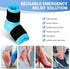 Comfytemp Large Ankle Foot Ice Pack Wrap for Plantar Fasciitis Relief, Approved for FSA HSA, Ankle Brace for Sprained