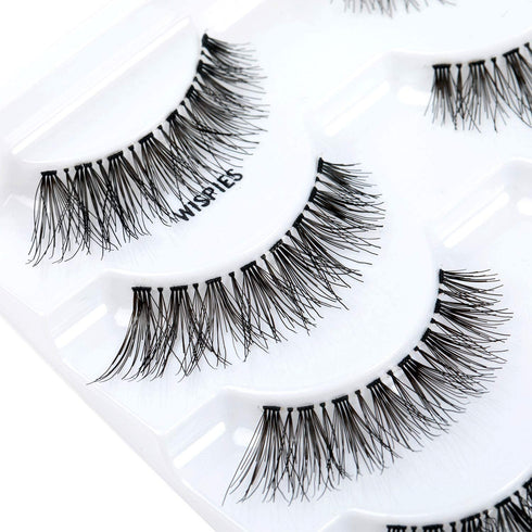 Newcally Lashes Natural Wispy False Eyelashes, Hand-Knotted Soft Light Volume Cat Eye Lashes Multipack