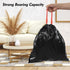 6 Gallon Black Drawstring Trash Bags, 110 Counts, Medium Garbage Bags, 3 Rolls