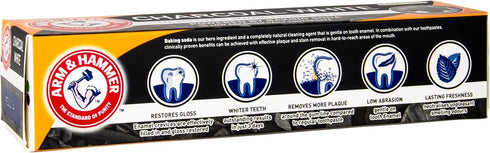Hammer 75ml Arm & Charcoal White Toothpaste